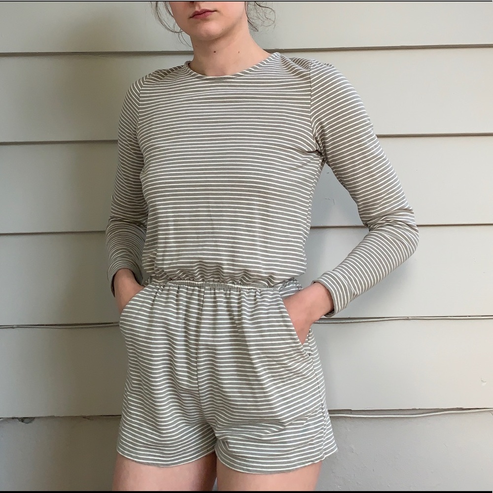 Honey punch long sleeve romper